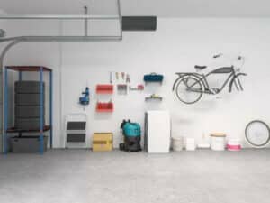 garage pulito dopo lo sgombero