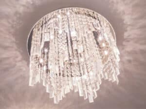 lampadario di cristallo