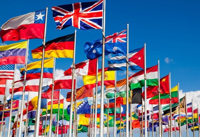 bandiere mondiali